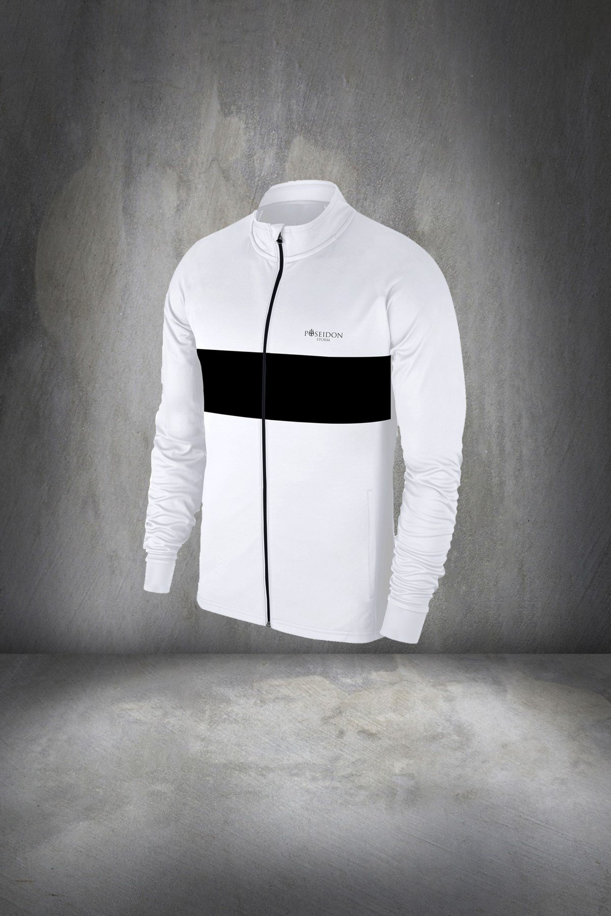 Erkek Beyaz İnterlok Kumaş Şık Eşofman Takımı S-3XL