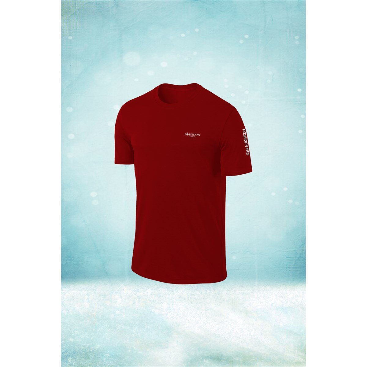 Erkek Bordo Dri-Fit Kumaş Baskısız Yuvarlak Yaka Kısa Kol T-shirt  S-3XL 