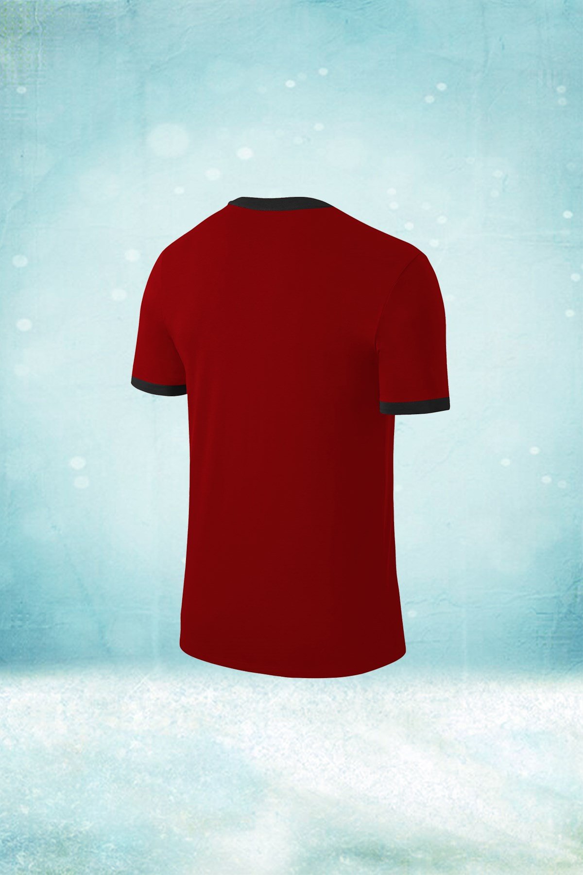 Erkek Bordo Dri-Fit Kumaş Rahat Konforlu Kesim Yuvarlak Yaka Kısa Kol T-shirt  S-3XL