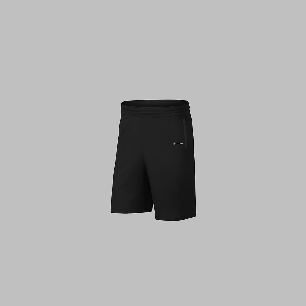 Erkek Mavi Dri-Fit Kumaş Baskısız Yuvarlak Yaka Kısa Kol Tişört Şort Alt Üst Spor Takım S-3XL