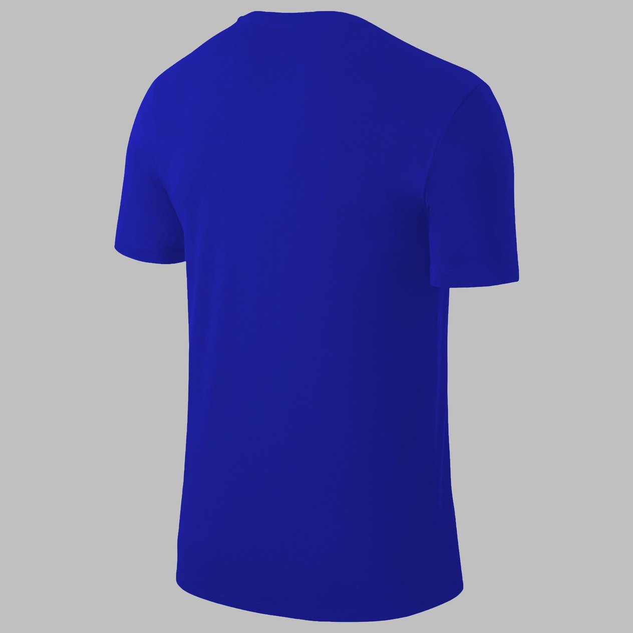 Erkek Mavi Dri-Fit Kumaş Baskısız Yuvarlak Yaka Kısa Kol T-shirt   S-3XL 