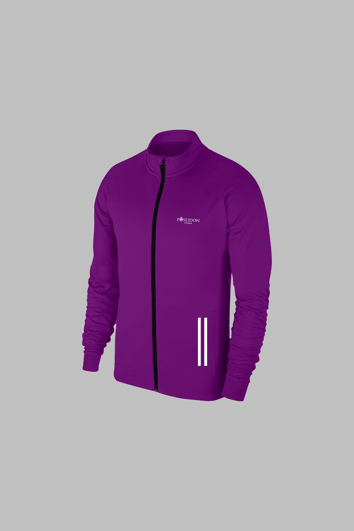 Erkek Mor Yeni Supra Penye Kumaş Özel İki Parça Sporcu Antrenman Seti S-3XL