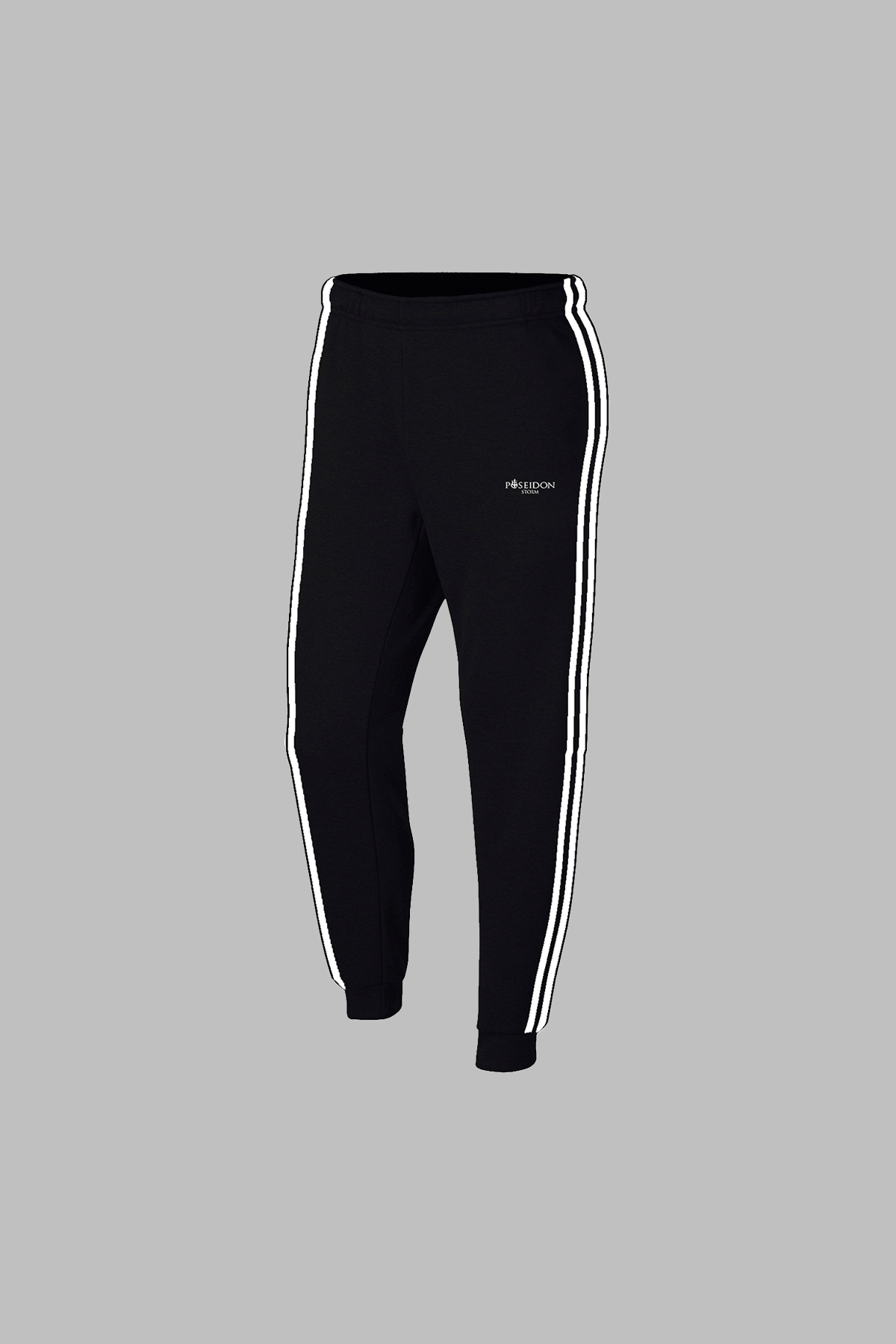 Erkek Siyah Yeni Supra Penye Kumaş Önü Cep Detaylı Kapşonlu Eşofman Takımı S-3XL