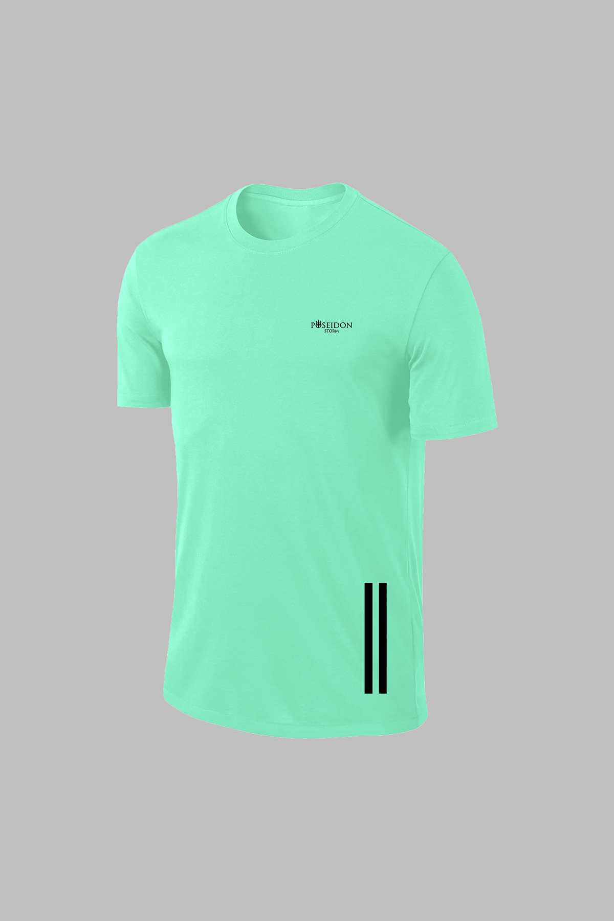 Erkek Su Yeşili Dri-Fit Kumaş Cepli Düz Kısa Kol Konforlu Tişört Şort Alt Üst İkili Takım Seti (S-3XL)