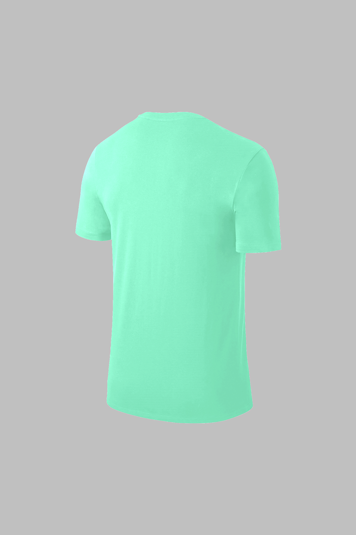 Erkek Su Yeşili Dri-Fit Kumaş Yürüyüş ve Koşu için Rahat T-shirt   S-3XL
