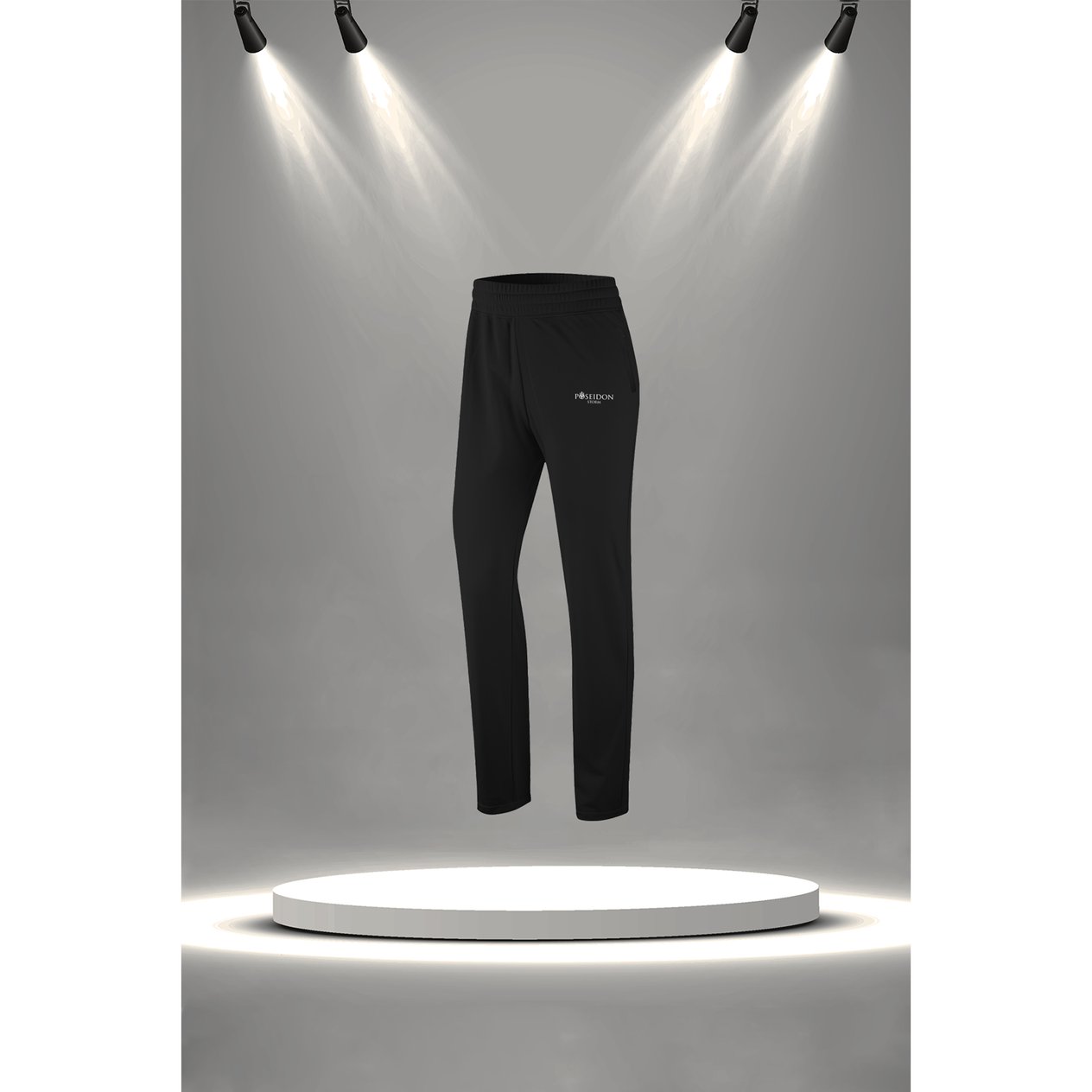 Kadın Siyah Supra Penye Kumaş Rahat Kesim Eşofman takımı  S-XL