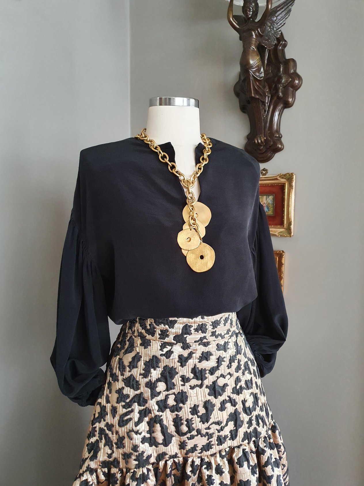Haute Couture İpek Bluz