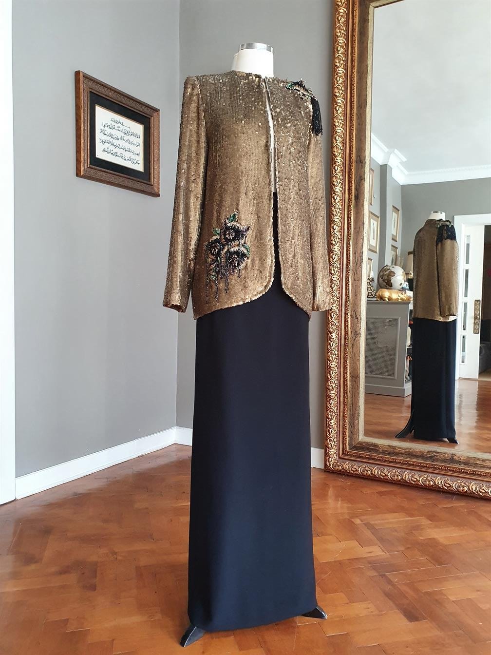 Haute Couture Uzun Krep Etek