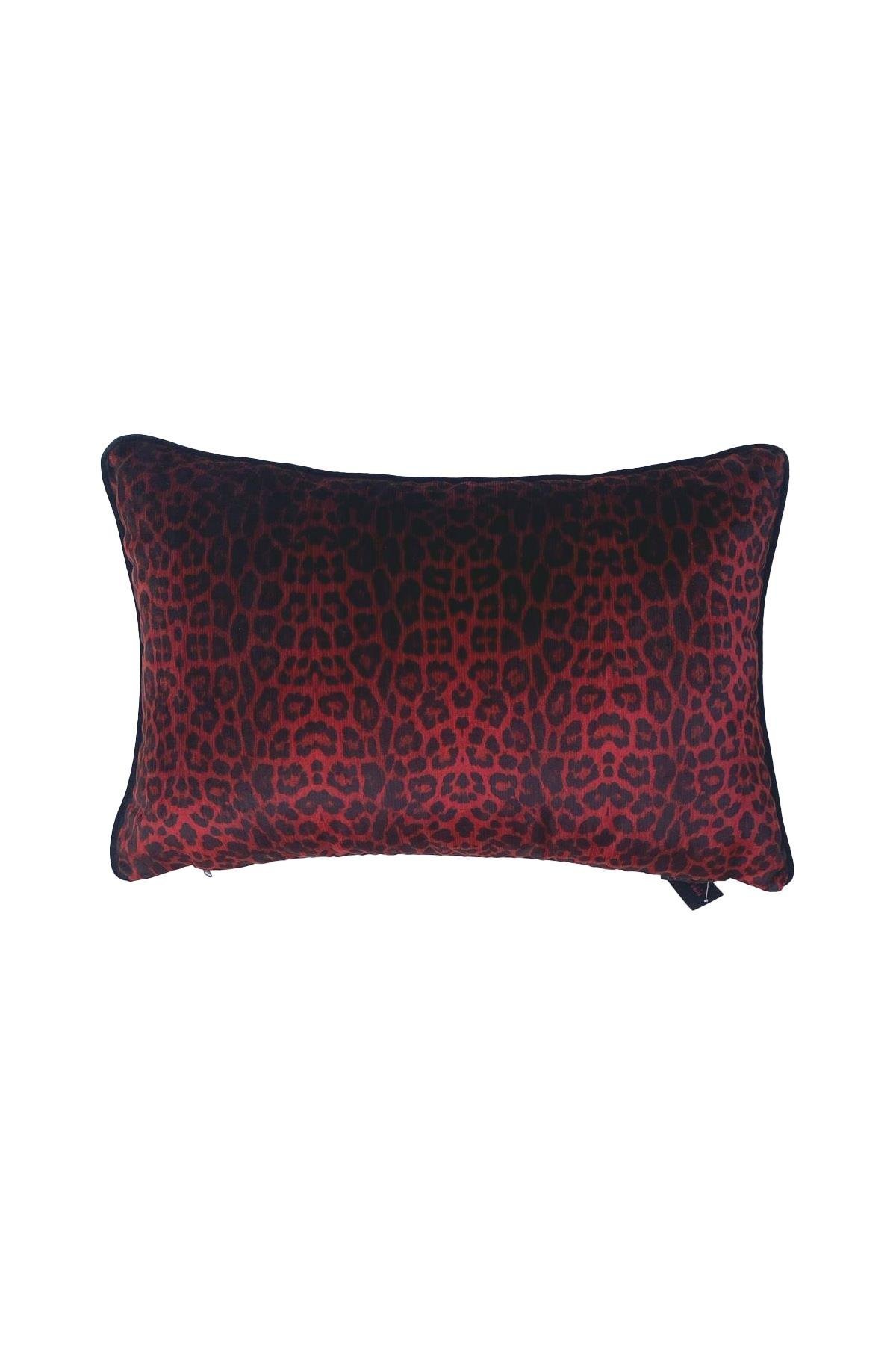 Leopar Desenli Yastık