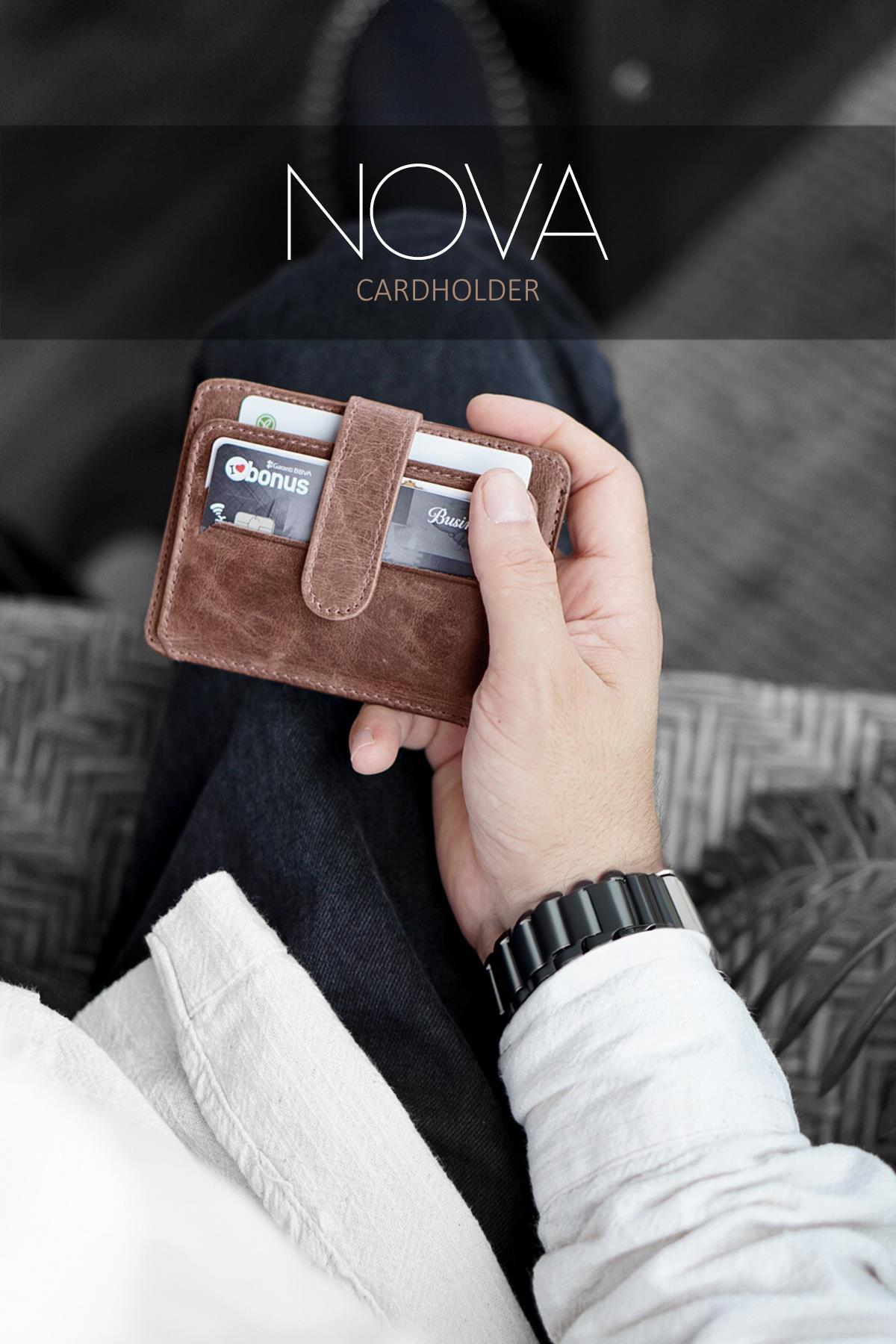 Nova - Hakiki Deri Minimal Kartlık