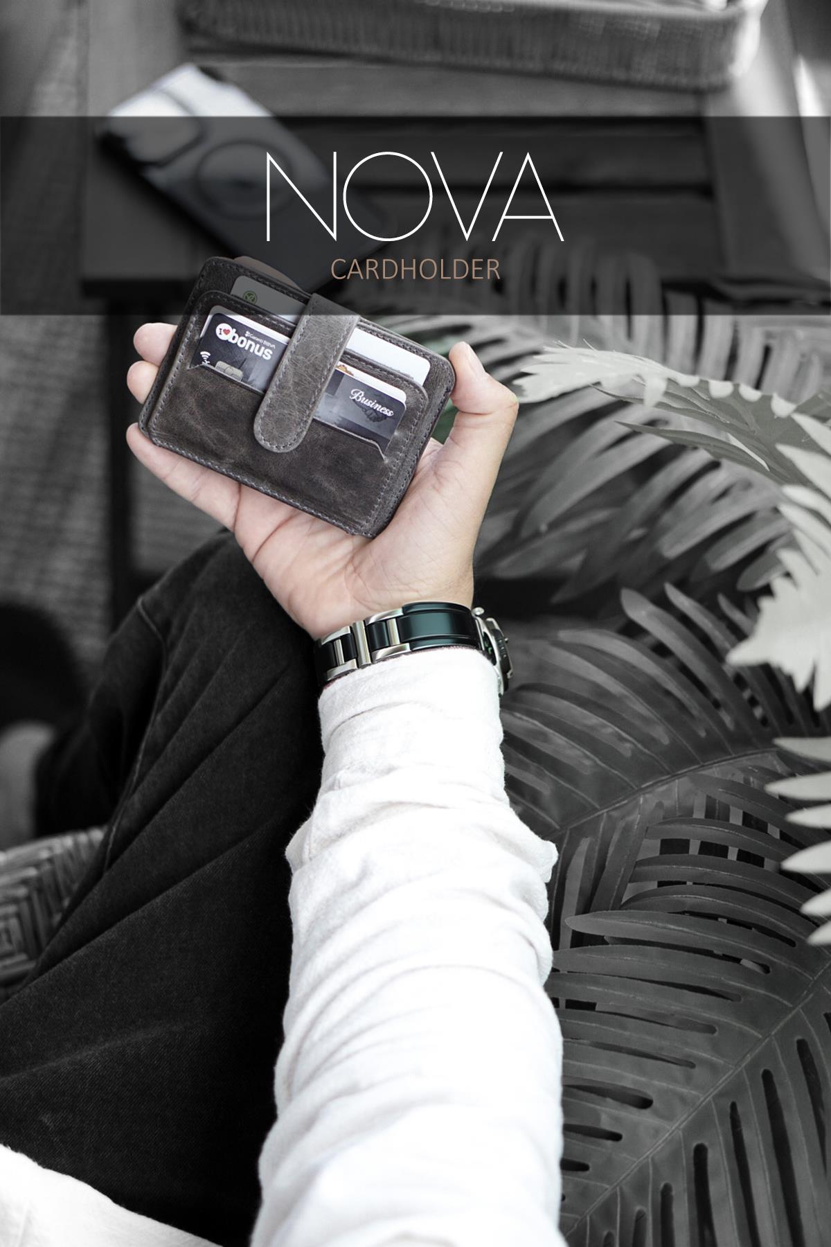 Nova - Hakiki Deri Minimal Kartlık