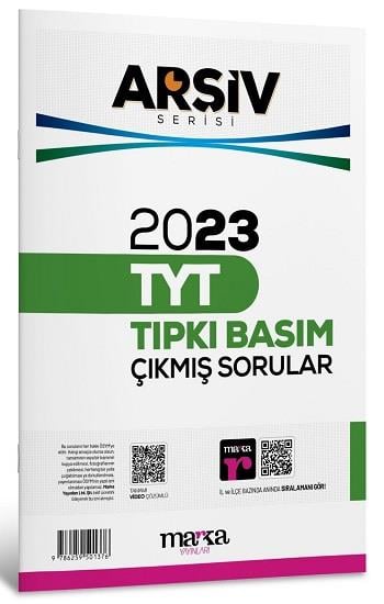 2023 TYT ARŞİV SERİSİ Tıpkı Basım Çıkmış Sorular Tamamı Video Çözümlü