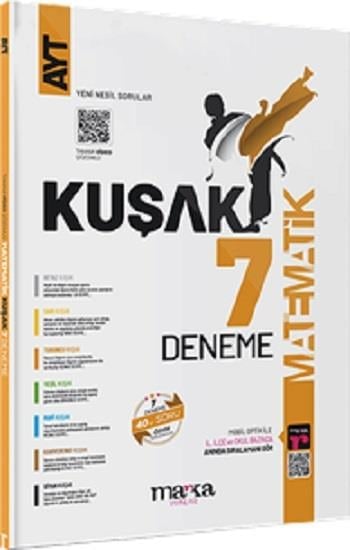 2024 AYT Matematik Kolaydan Zora 7 Kuşak Deneme Tamamı Video Çözümlü (Ciltli)