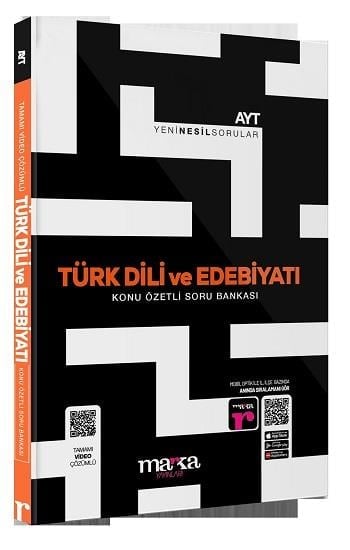 2024 AYT Türk Dili ve Edebiyatı Konu Özetli Yeni Nesil Soru Bankası Tamamı Video Çözümlü Marka Yayınları (Ciltli)