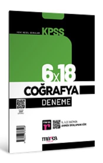 2024 KPSS Coğrafya 6x18 Deneme Tamamı Video Çözümlü