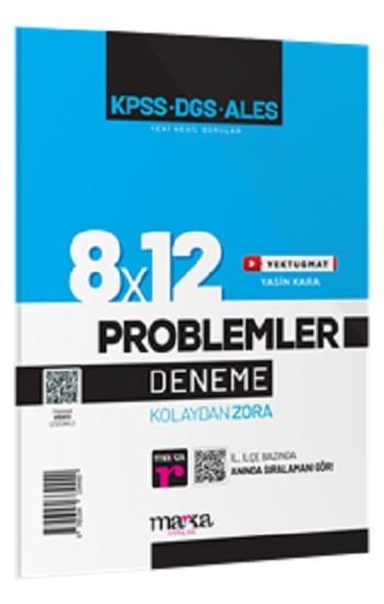 2024 KPSS DGS ALES Yeni Nesil 8x12 Tamamı Video Çözümlü Problemler Deneme