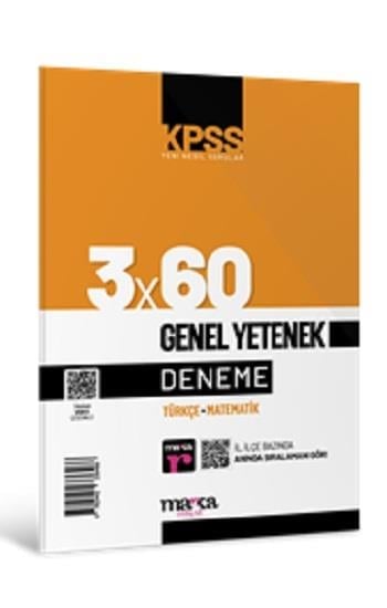 2024 KPSS Genel Yetenek 3x60 Deneme Sınavı