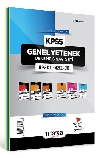 2024 KPSS Genel Yetenek Deneme Sınavı Seti 6 Fasikül 42 Deneme