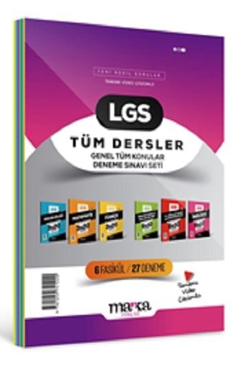 2024 LGS Genel Konular Tüm Dersler Deneme Sınavı Seti 6 Fasikül 27 Deneme