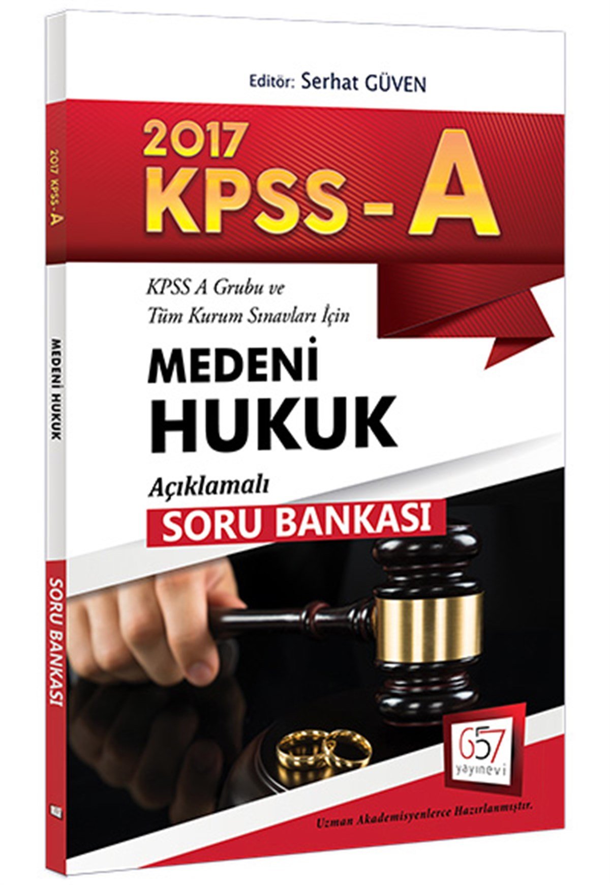 657 Yayınları 2017 KPSS A Grubu Medeni Hukuku Açıklamalı Soru Bankası