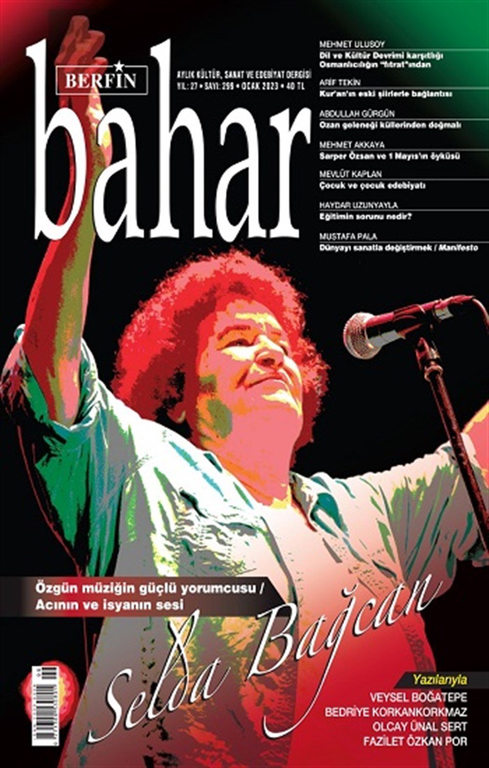 Berfin Bahar  Aylık Kültür Sanat ve Edebiyat Dergisi Ocak 2023 – 299. Sayı