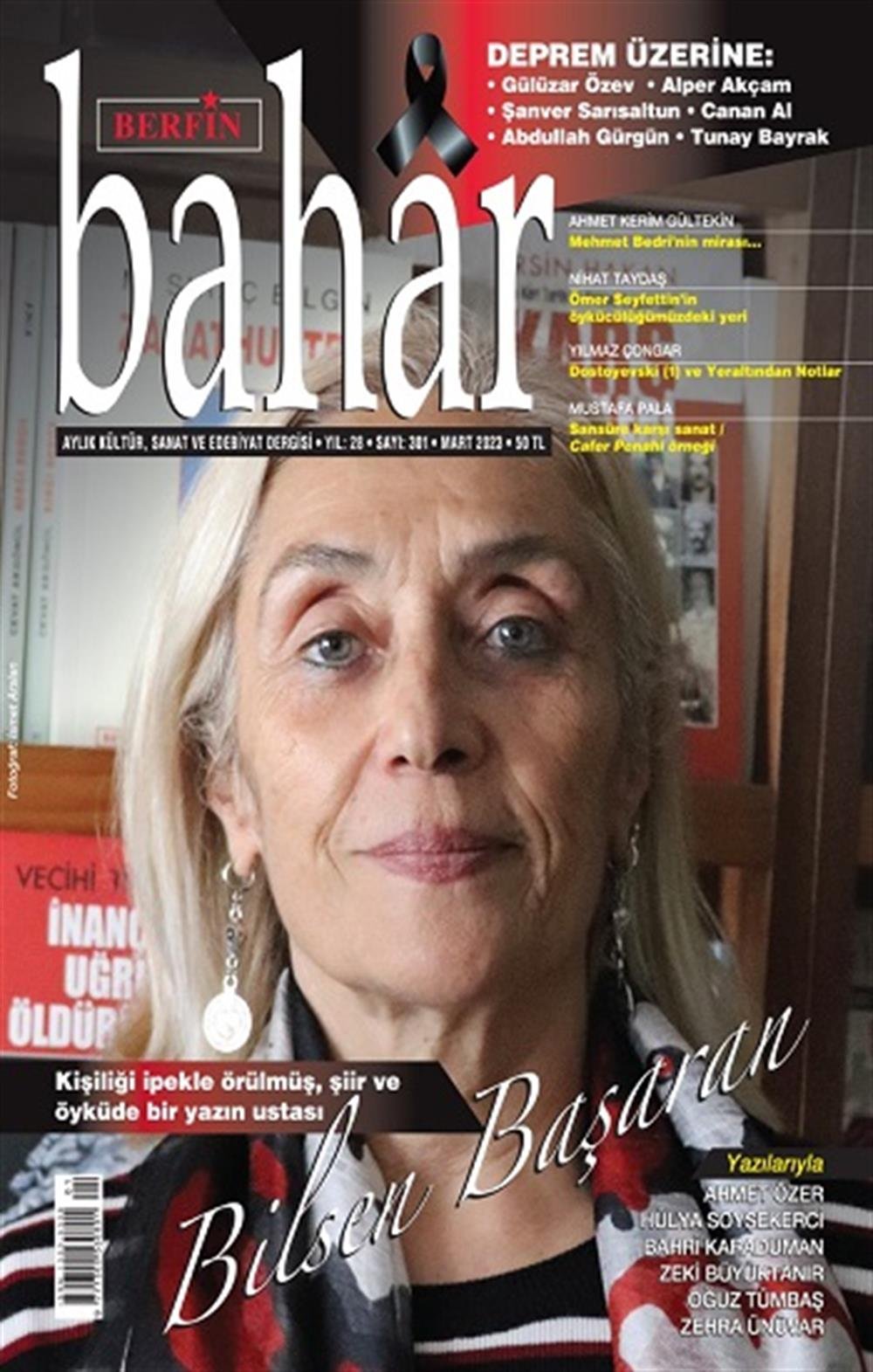 Berfin Bahar Aylık Kültür Sanat ve Edebiyat Dergisi Mart 2023 – 301. Sayı