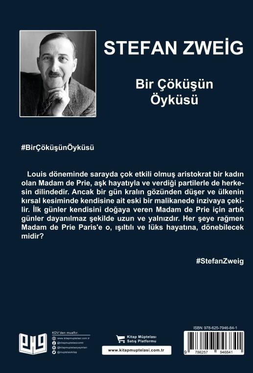 Bir Çöküşün Öyküsü , Stefan Zweig , Vaveyla Yayıncılık , 9786257946841 ,