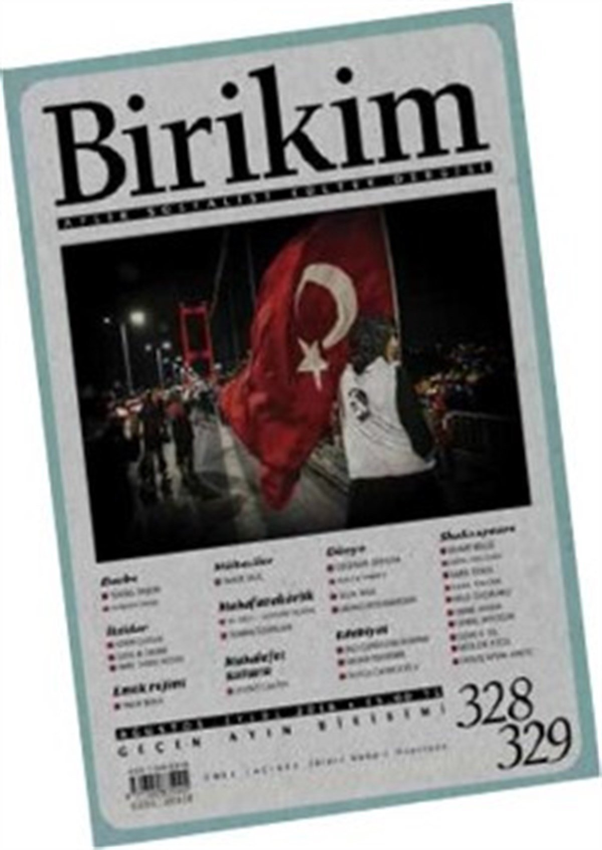 Birikim Sayı 328-329 (Ağustos-Eylül 2016)
