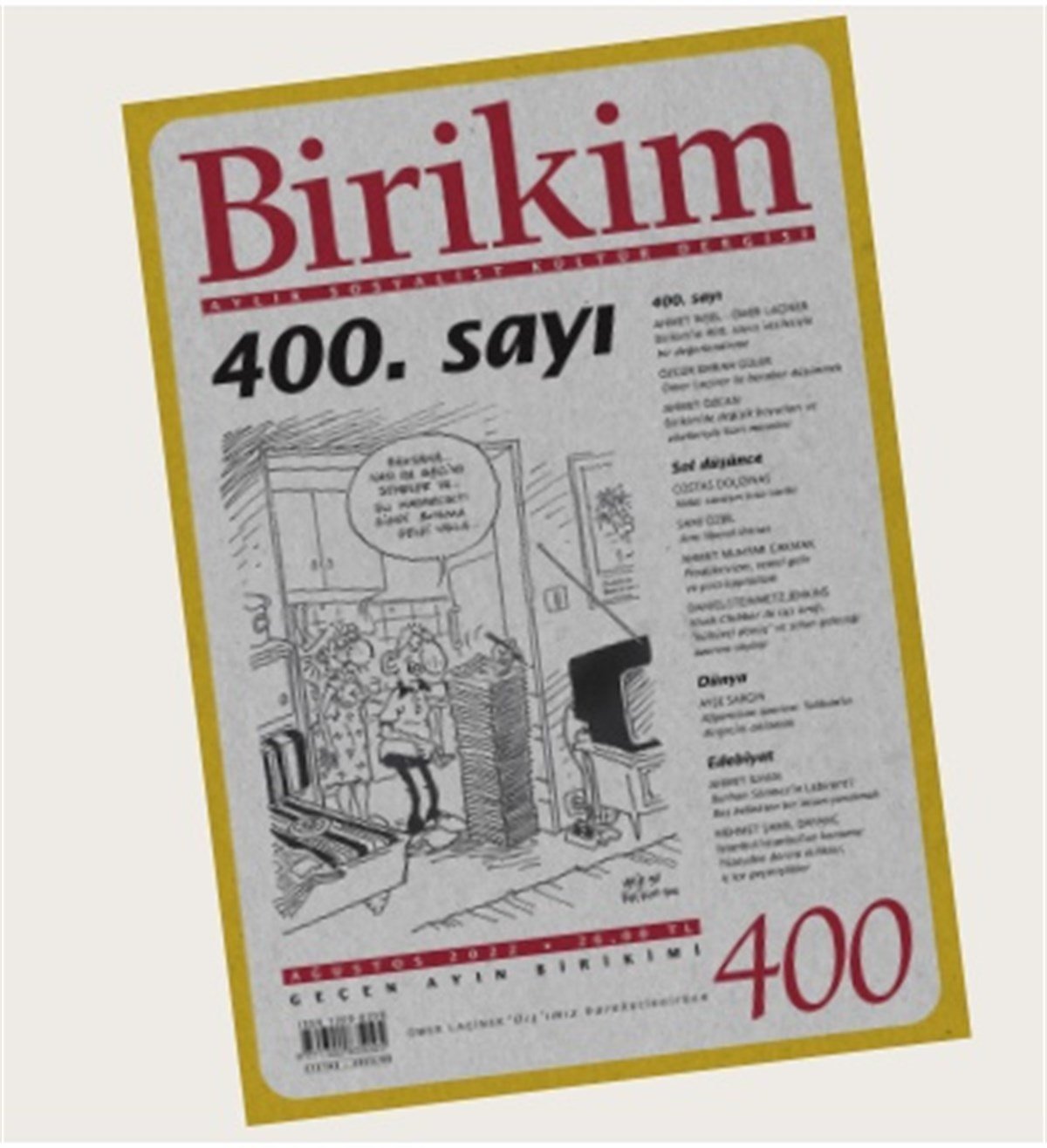 Birikim Sayı-400-Ağustos 2022