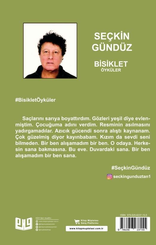 Bisiklet Öyküler , Seçkin Gündüz , Vaveyla Yayıncılık , 9786256237155 ,