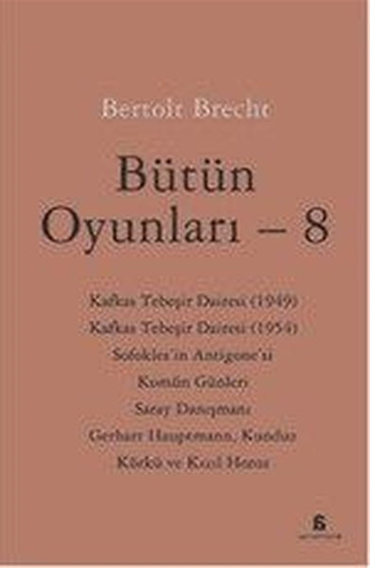 Bütün Oyunları Cilt 8