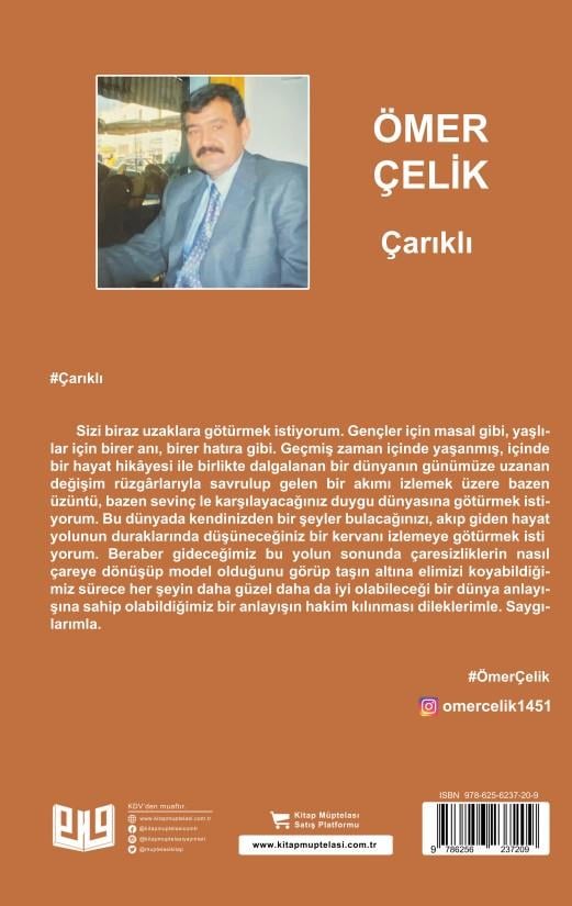 Çarıklı , Ömer Çelik , Vaveyla Yayıncılık , 9786256237209 ,