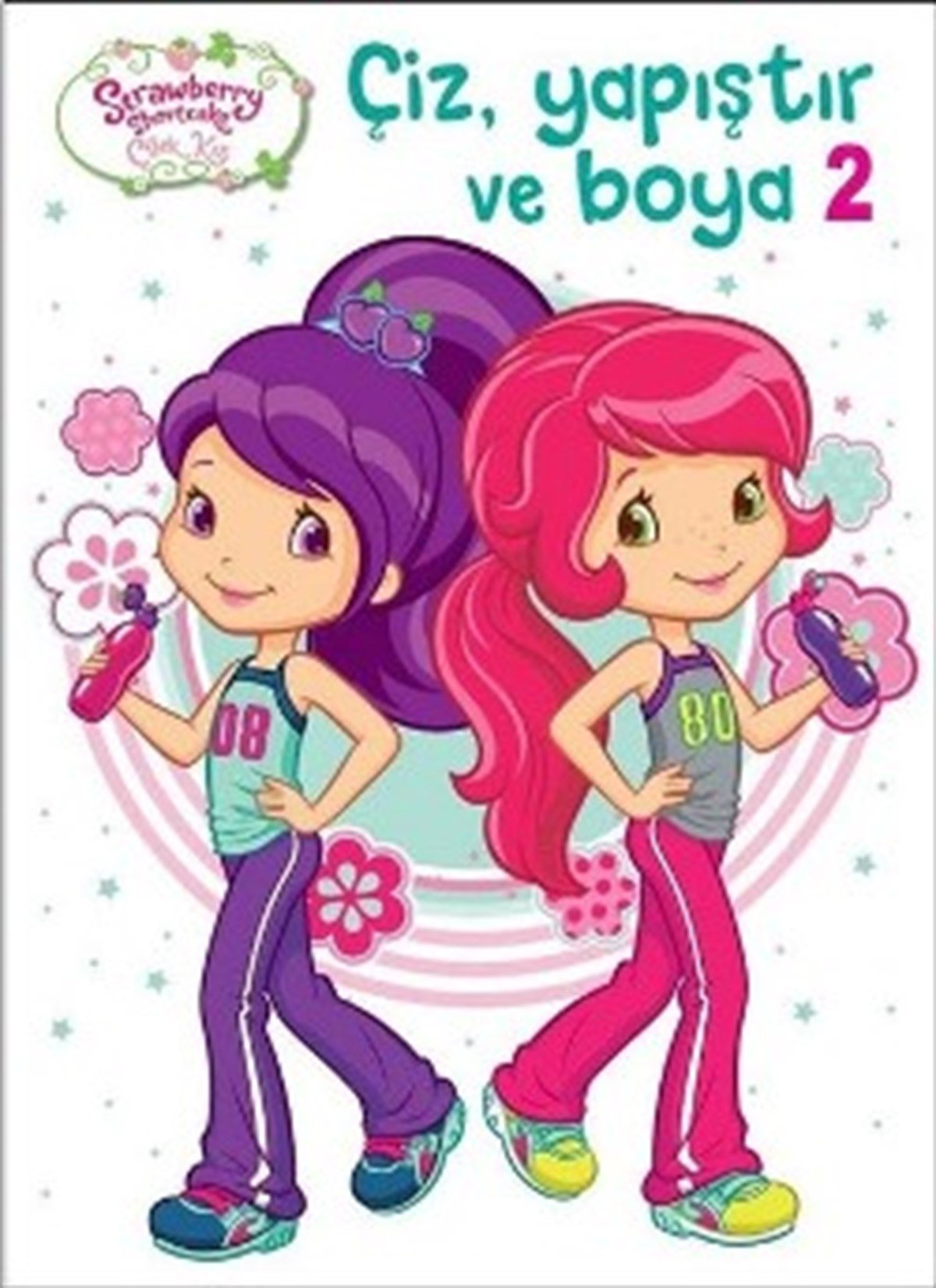 Çilek Kız 2 - Çiz Yapıştır ve Boya