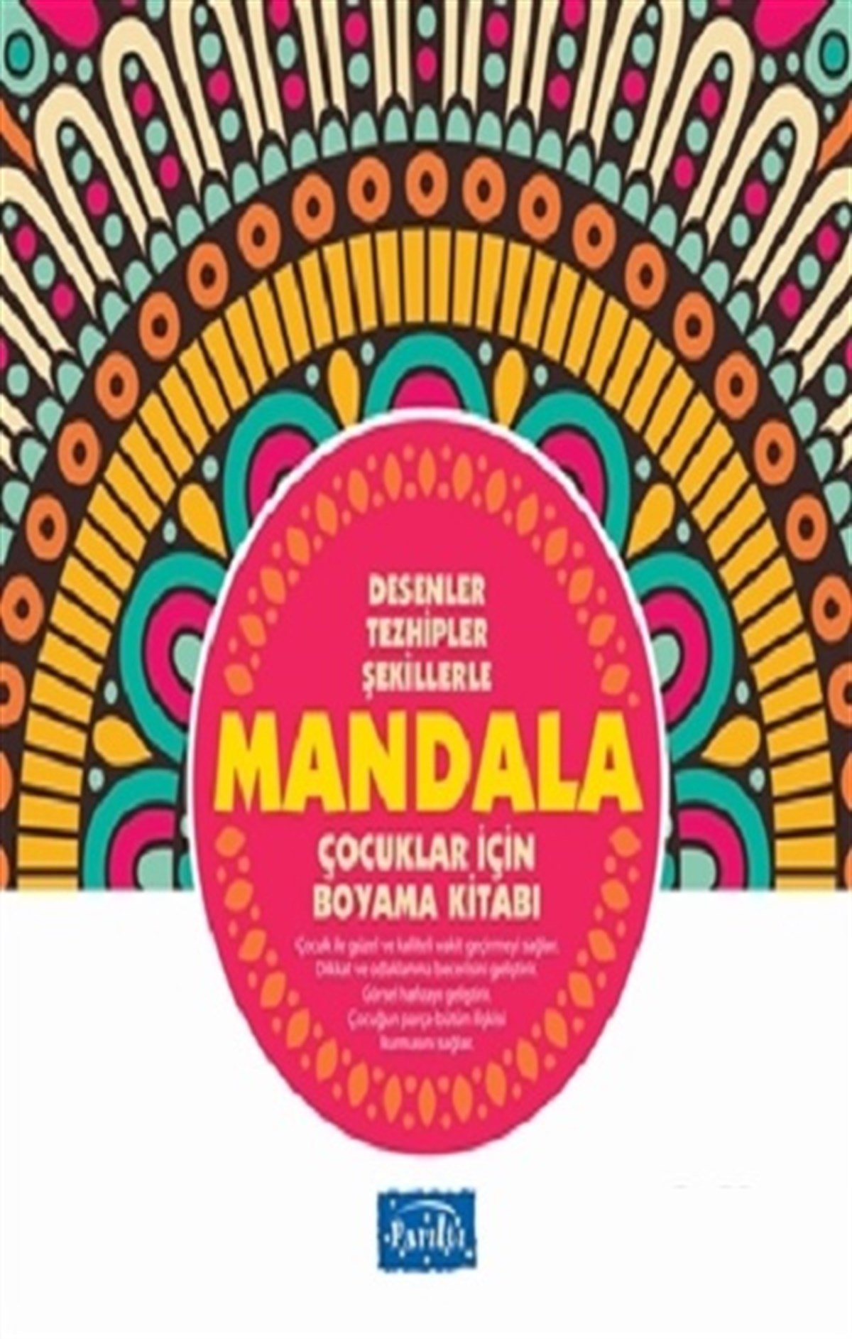 Desenler Tezhipler Şekillerle Mandala - Pembe Kitap
