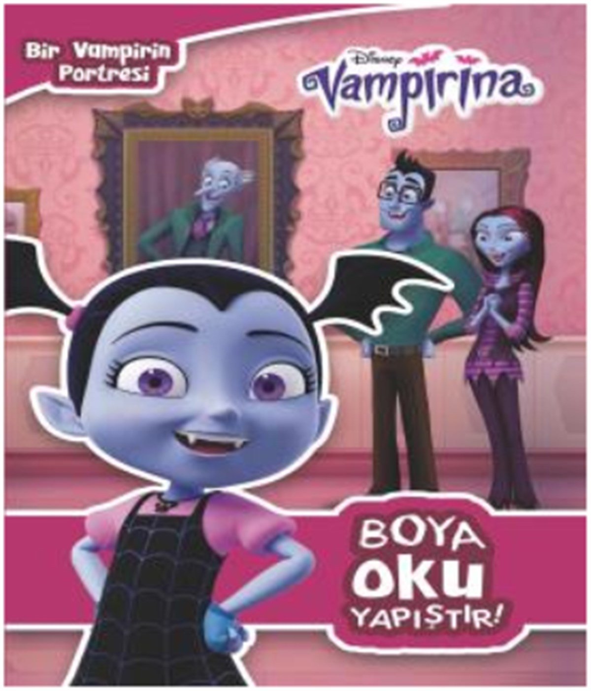 Disney Vampirina Bir Vampirin Portresi Boya Oku Yapıştır