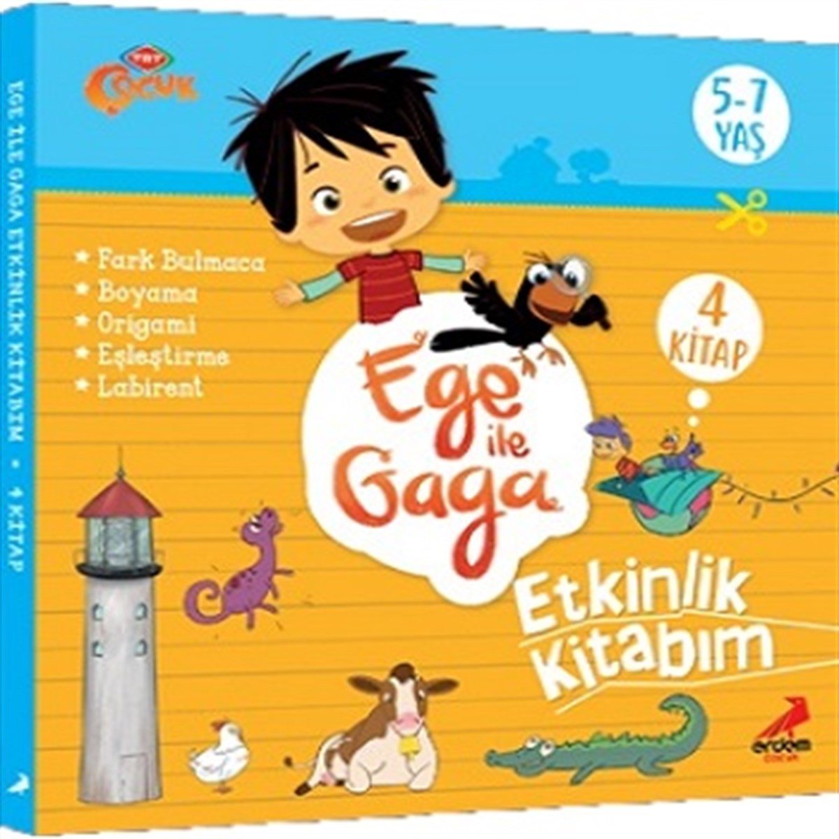 Ege ile Gaga - Etkinlik Kitabım (4 Kitap Takım)