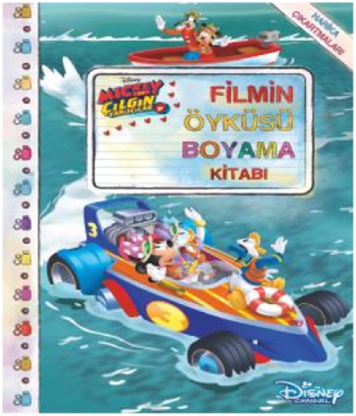 Filmin Öyküsü Boyama Kitabı - Mickey Çılgın Yarışmalar