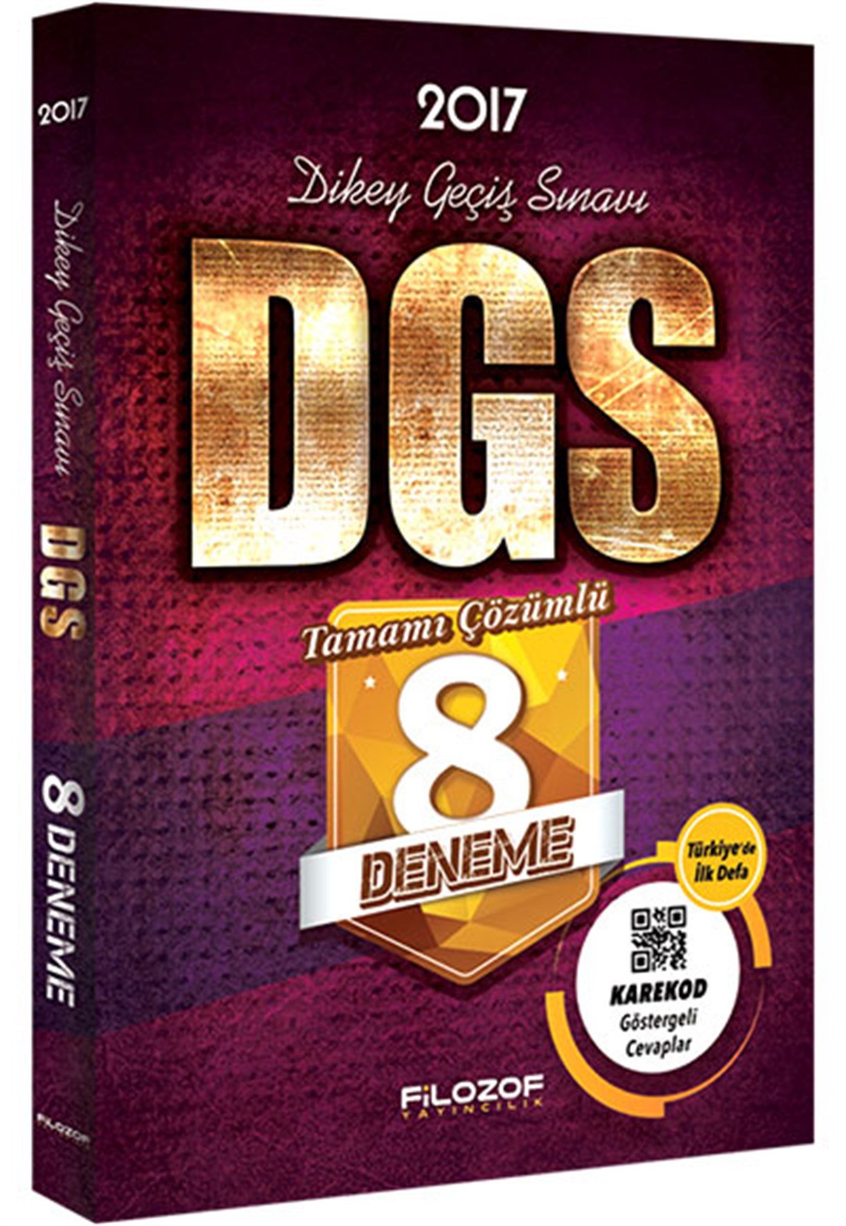 Filozof Yayıncılık 2017 DGS Tamamı Çözümlü 8 Deneme