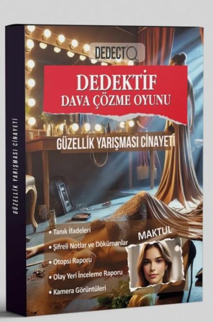 Güzellik Yarışması Cinayeti - Dedektif Oyunu , Kolektif , Dedecto , 2433219998451 ,