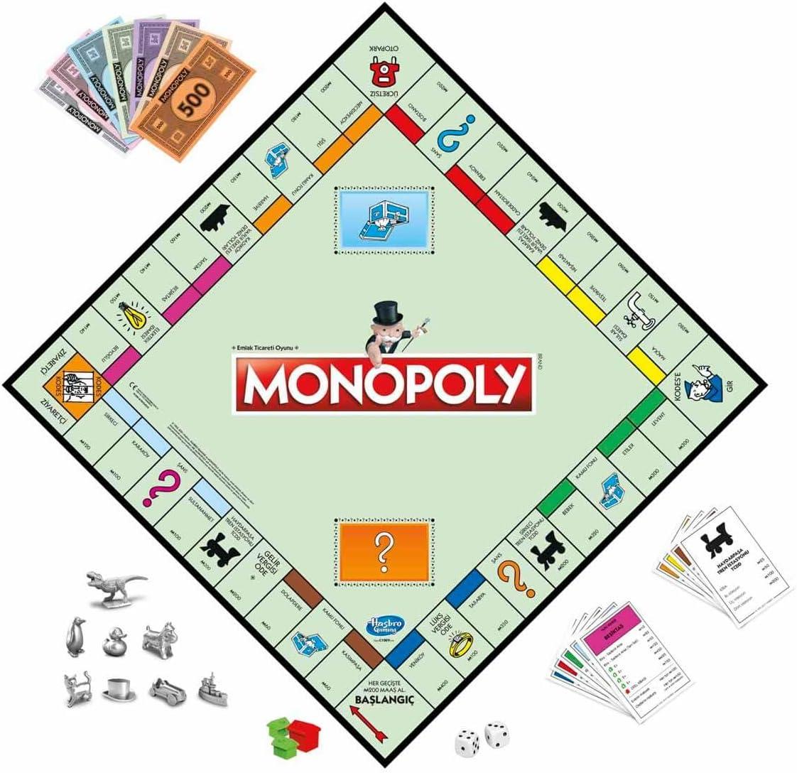Hasbro Gaming Monopoly Kutu Oyunu, 8+ yaş , Hasbro , Hasbro , 2433219927116 ,