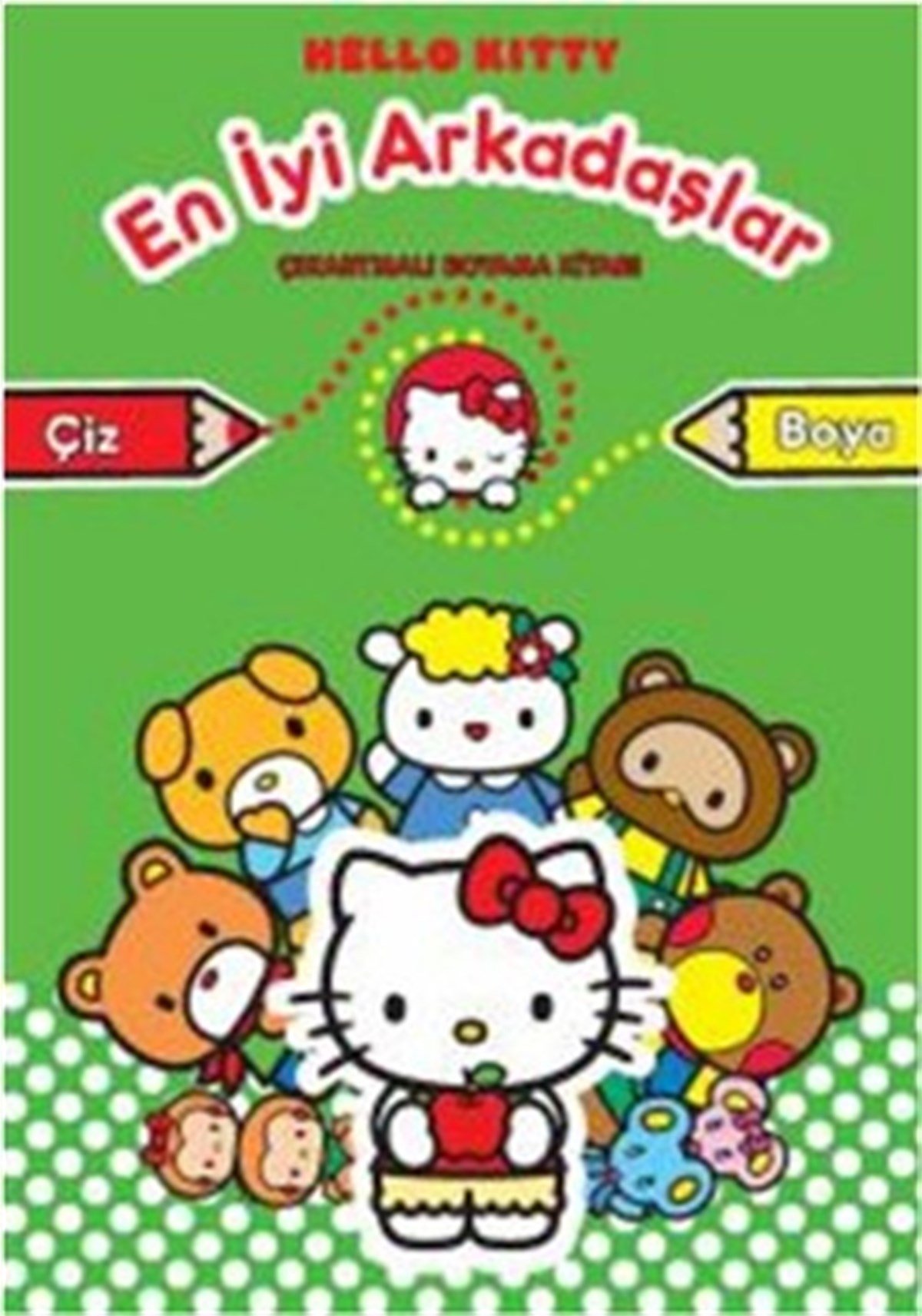 Hello Kitty En İyi Arkadaşlar - Çıkartmalı Boyama