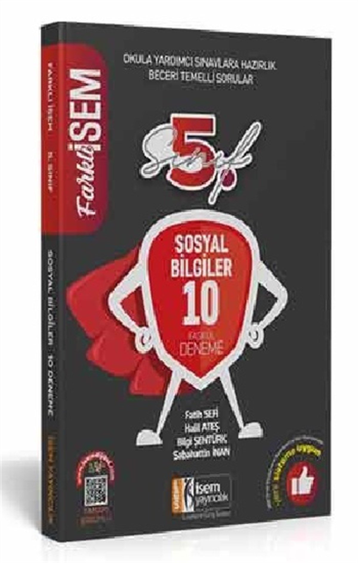 İsem Yayıncılık 2020 Farklı İsem 5. Sınıf Sosyal Bilgiler Tamamı Çözümlü 10 Fasikül Deneme