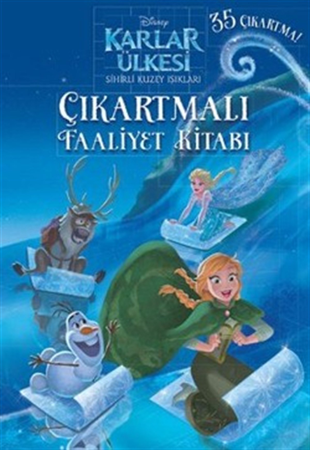 Karlar Ülkesi Sihirli Kuzey Işıkları- Çıkartmalı Faaliyet