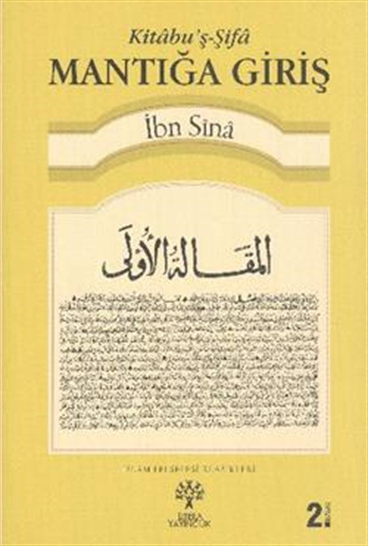 Kitabu’ş-Şifa Mantığa Giriş