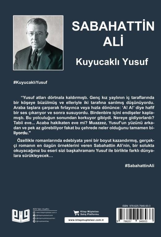 Kuyucaklı Yusuf , Sabahattin Ali , Vaveyla Yayıncılık , 9786257946933 ,