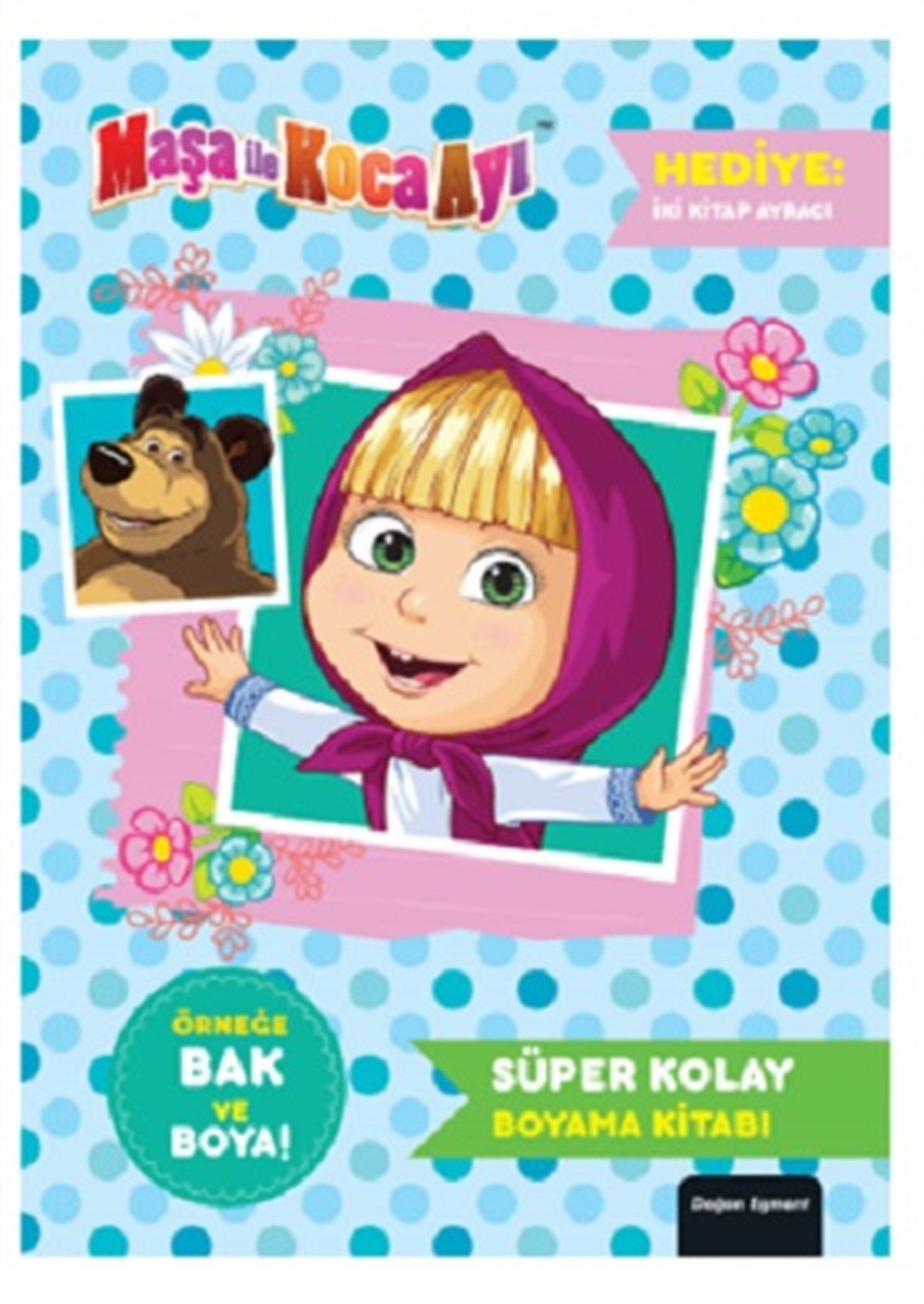 Maşa İle Koca Ayı Süper Kolay Boyama Kitabı