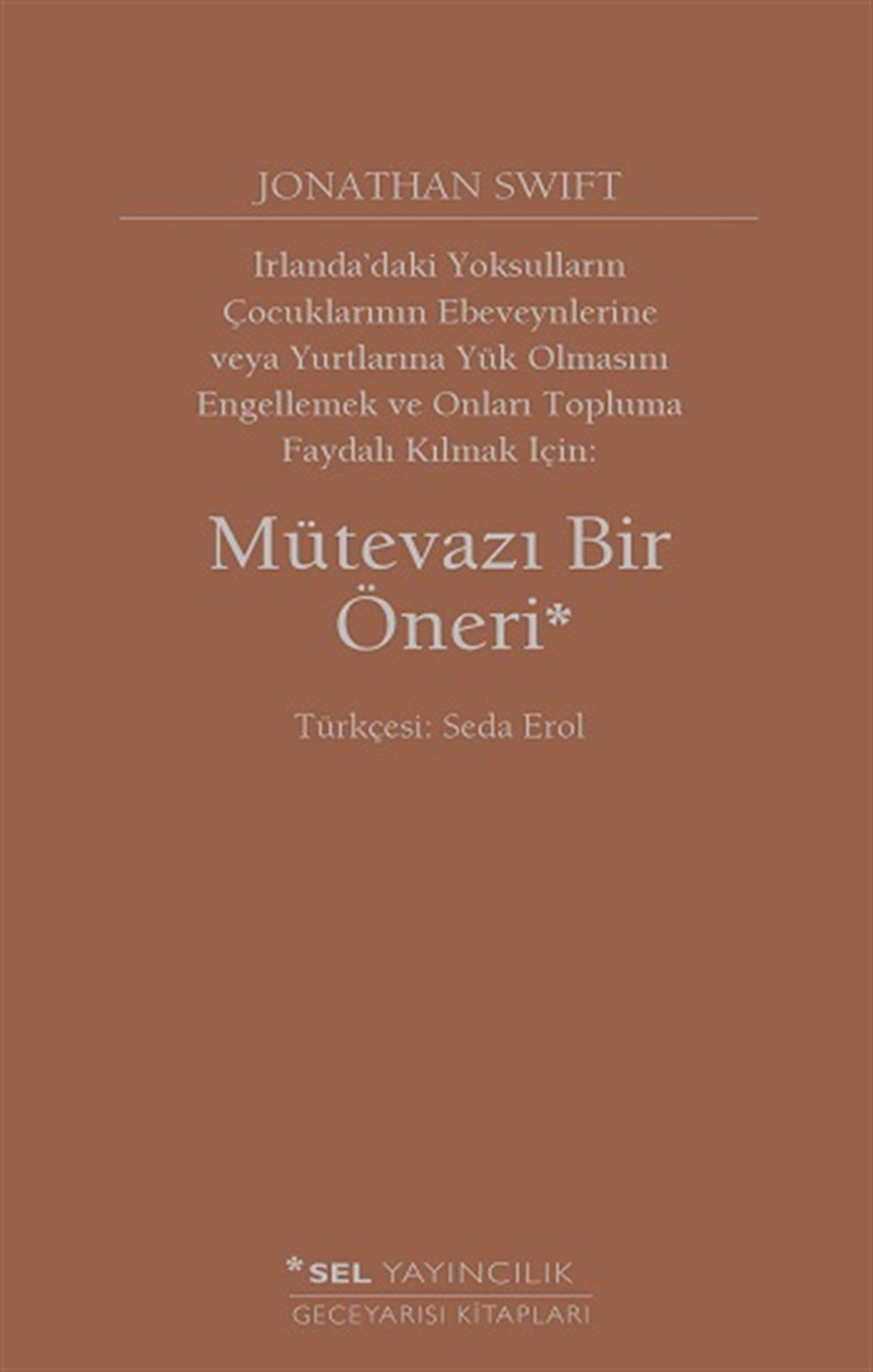 Mütevazı Bir Öneri