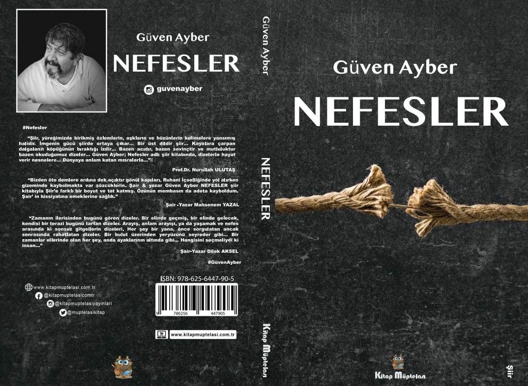 Nefesler , Güven Ayber , Kitap Müptelası Yayınları , 9786256447905 ,