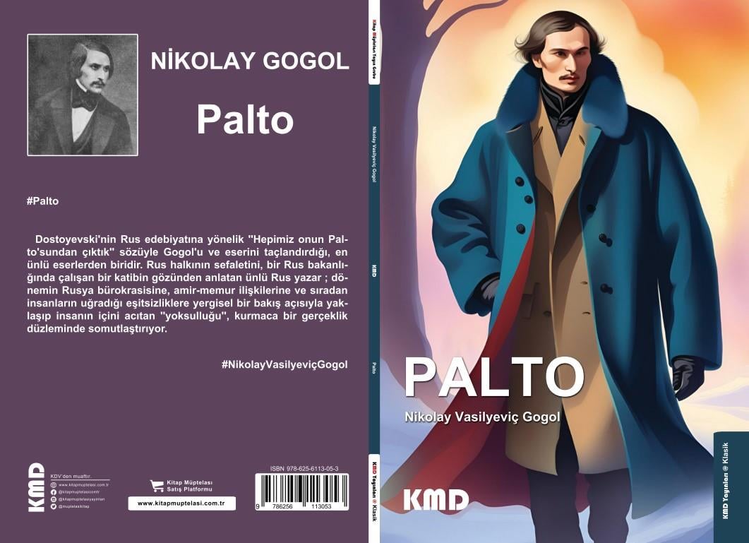 Palto , Nikolay Vasilyeviç Gogol , KMD Yayınları , 9786256113053 ,