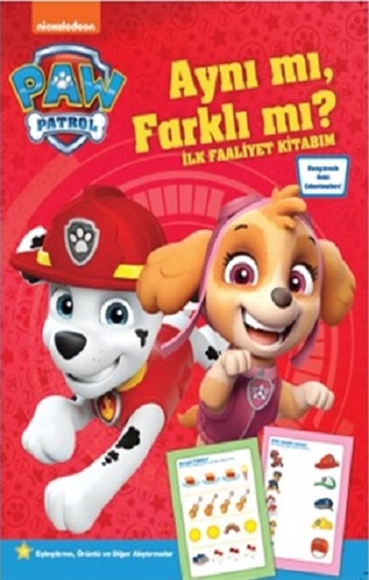 Paw Patrol Aynı Mı Farklı Mı Faaliyet Kitabım